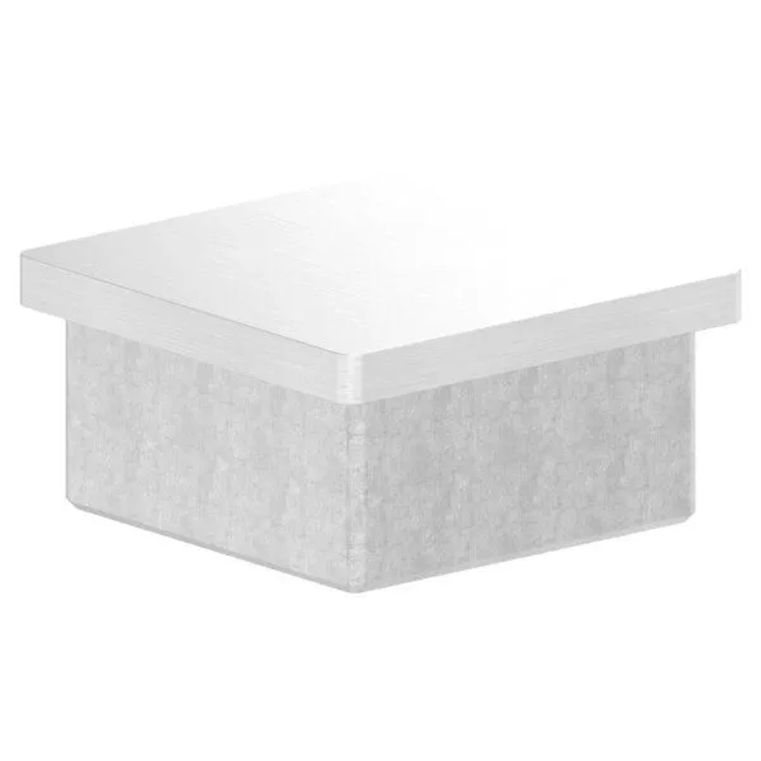 FeNau Einsteckkappe Edelstahl V2A Für Quadratrohr 50 X 50 X 3 mm