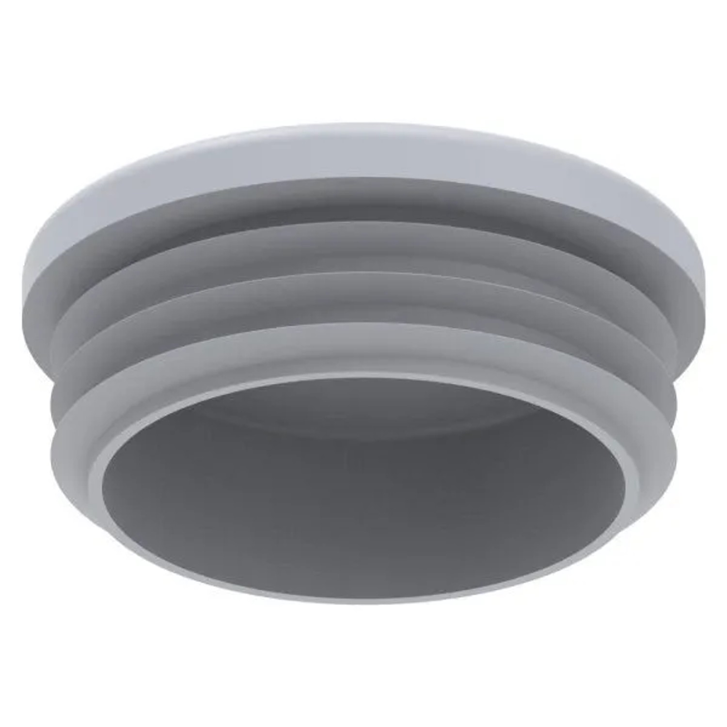 FeNau Kunststoffkappe Kunststoff Für Rundrohr Ø 48,3 mm Wandstärke 3,0 mm Grau