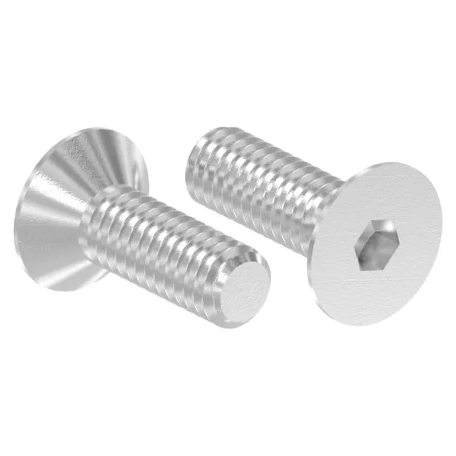 FeNau Senkkopfschraube Edelstahl A2 M4 X 12 Innensechskant ISO 10642