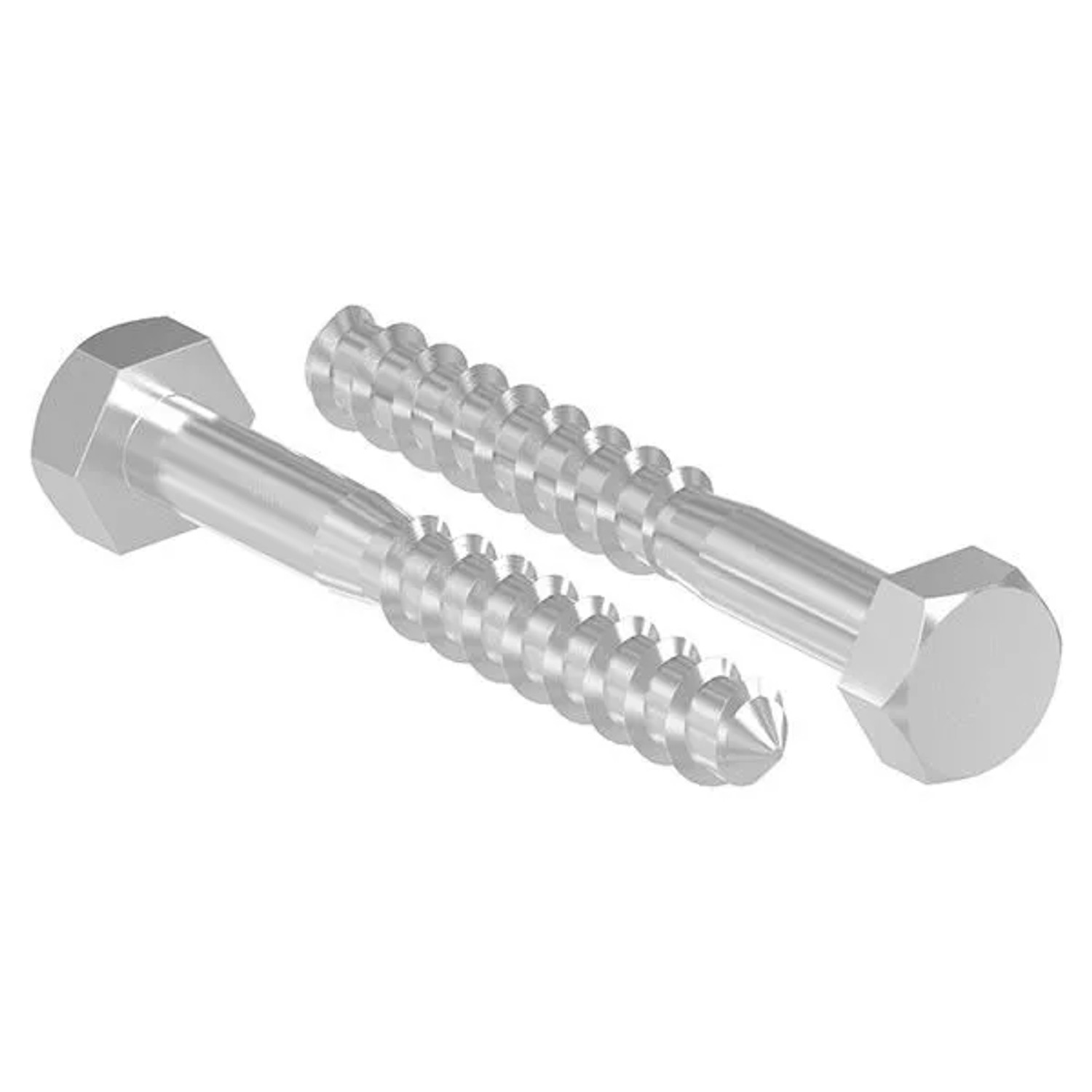 FeNau Sechskant-Holzschraube V2A Edelstahl 8 X 60 mm DIN 571