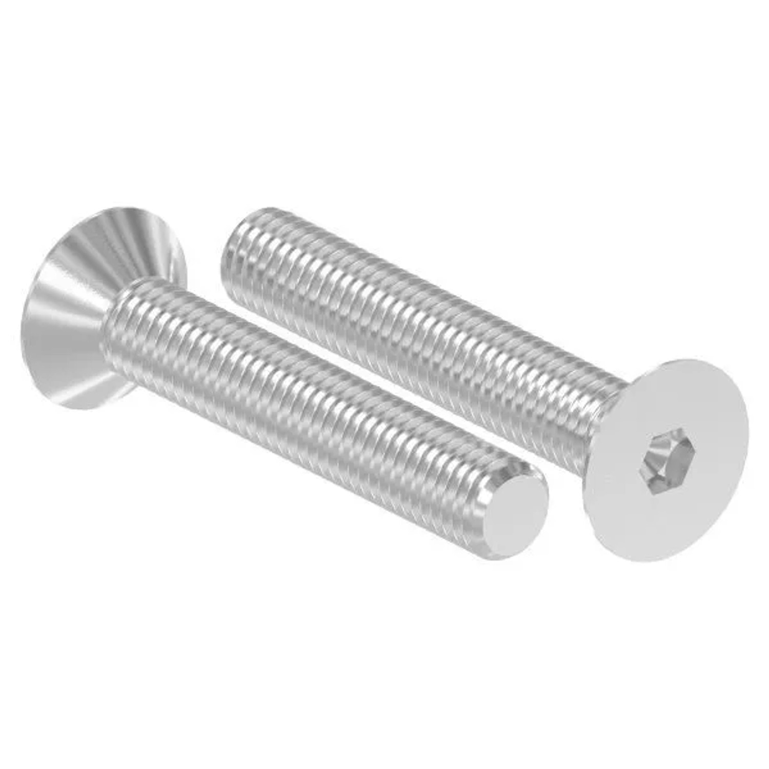 FeNau Senkkopfschraube V2A M10x60 Innensechskant ISO 10642