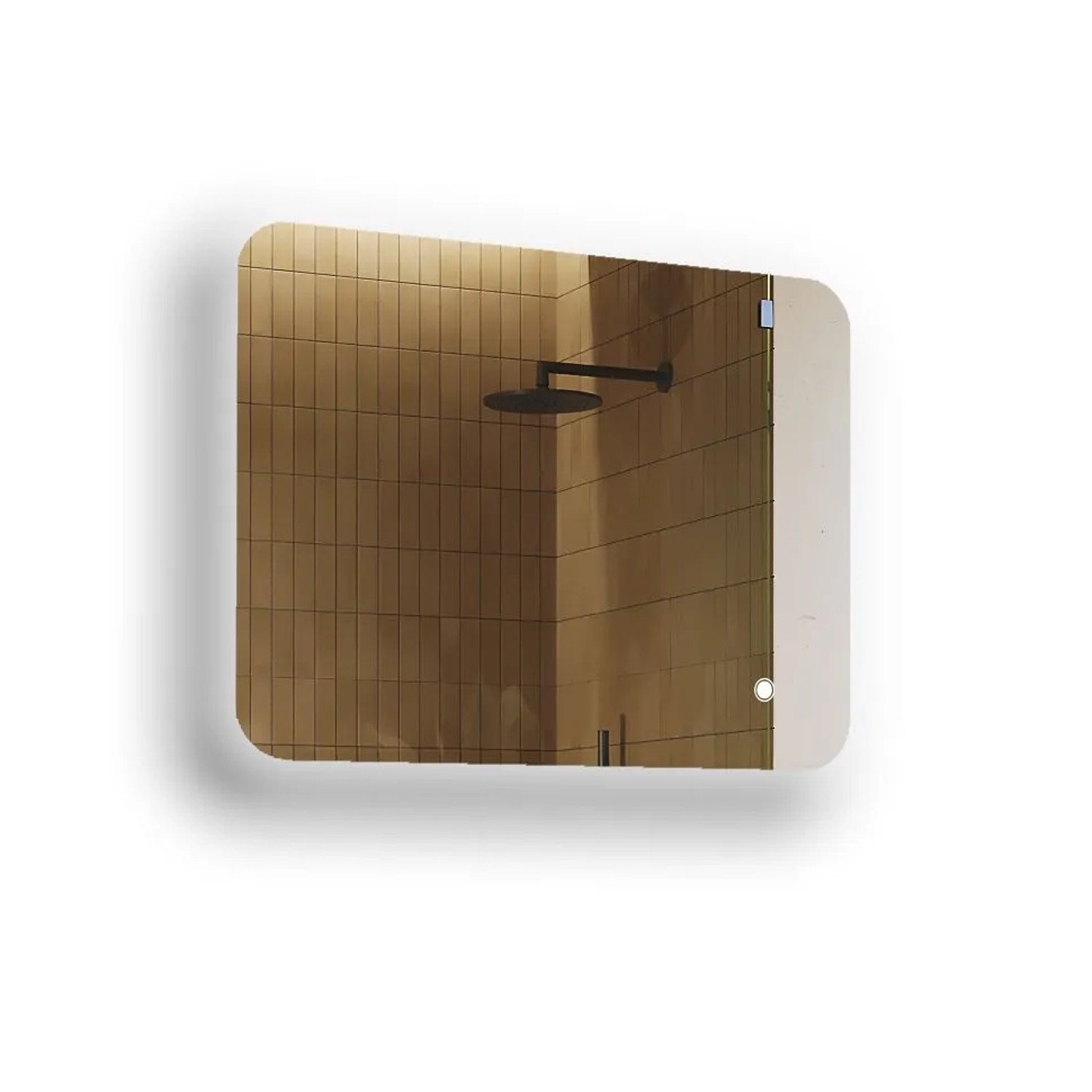 Artforma LED Badspiegel Rechteckig 80x60 cm mit Beleuchtung Touch Dual LED Rahmenlos IP20 M094
