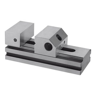 HOFFMANN Schleif- und Kontrollschraubstock mit Schnellverstellung, Backenbreite A: 70mm