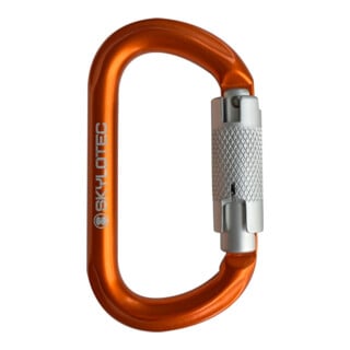 SKYLOTEC Karabiner OVALOY TW Oval mit Twinlock H-036