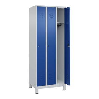 C+P Spind Classic PLUS 3 Abteile 1950 x 750 x 500 mm 7035/5010