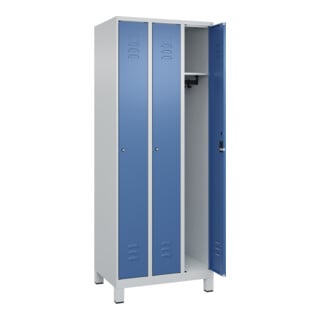C+P Spind Classic PLUS 3 Abteile 1950 x 750 x 500 mm 7035/5023