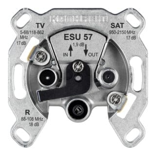 Kathrein Durchschleifdose Einkabelsystem ESU 57 3fach 5-68 MHz