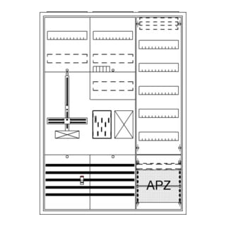 STRIEBEL & JOHN Komplettschrank APBKE-IA371Z1R1S1V5A BA37FC