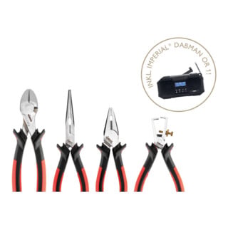 CIMCO Zangen Set Imperial 4-teilig 1000 V inkl. Outdoor Radio 106928