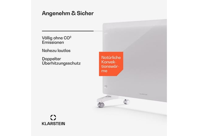 Bornholm Smart 2500 Konvektions-Heizgerät 2500W WiFi LED IP24 Weiß