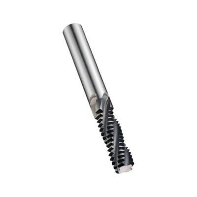 HM-Gewindefräser Spiralnut 27° AlCrN DIN 6535 HA J21010.0X2.0, MM14