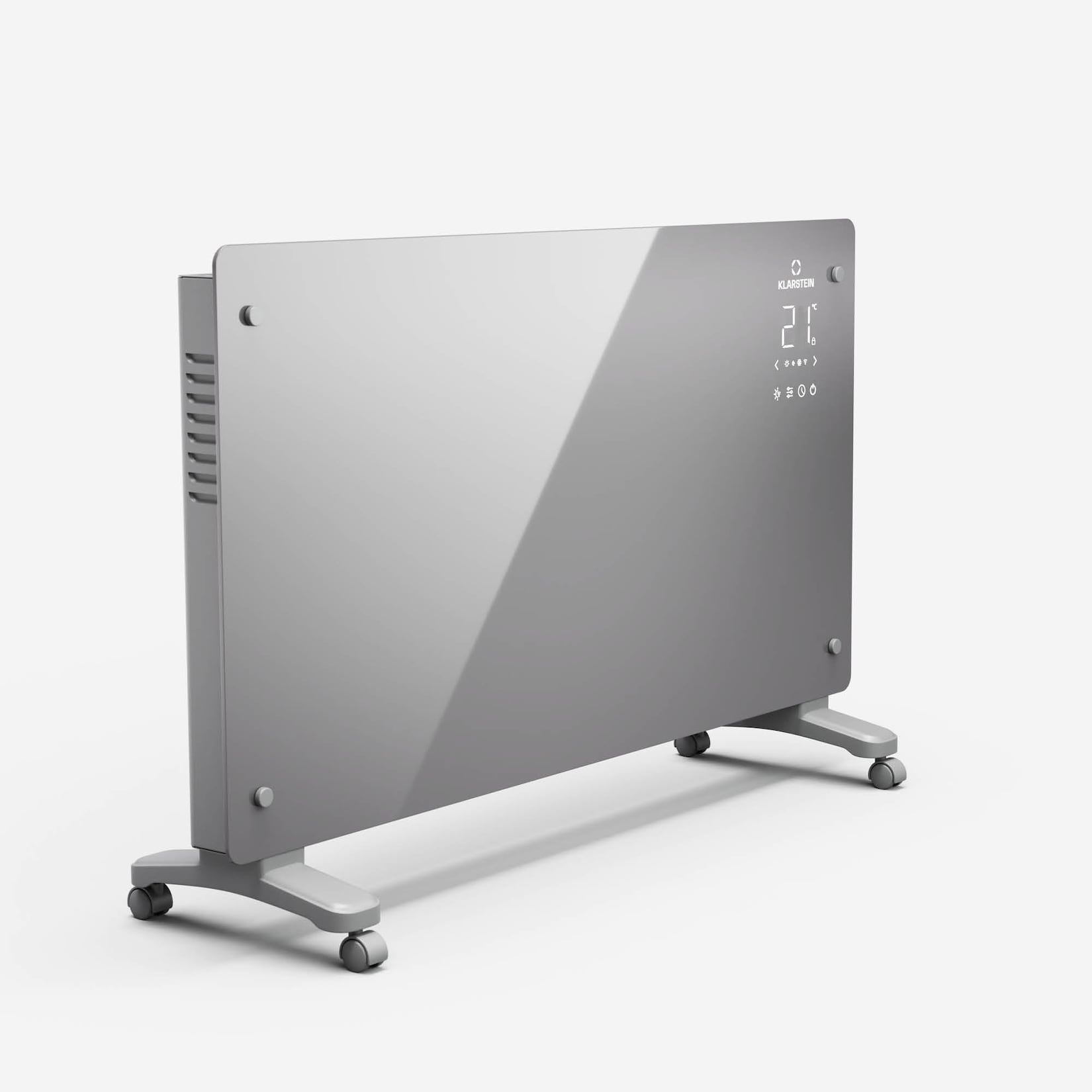 Bansin Crystal Smart Konvektor 2500 2500 W App 5- 50 °C LED-Anzeige Touch-Display Grau 2500 W