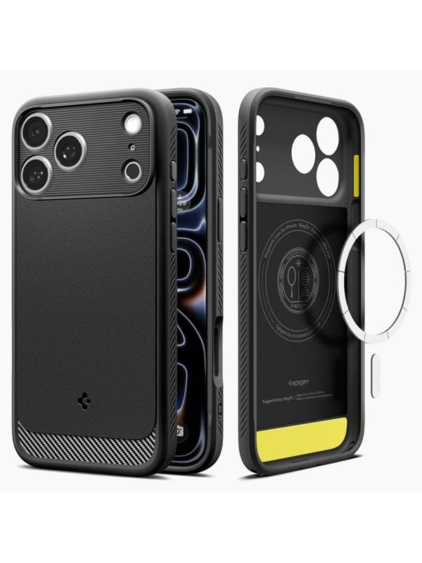 Spigen Rugged Armor MagSafe matte black - iPhone
