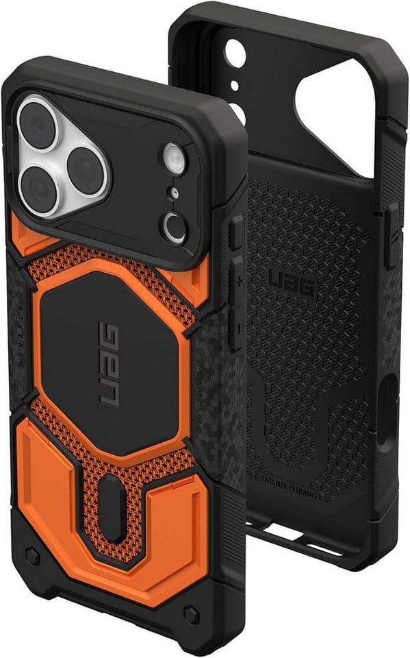 UAG Monarch Pro MagSafe kevlar burnt orange - iPh