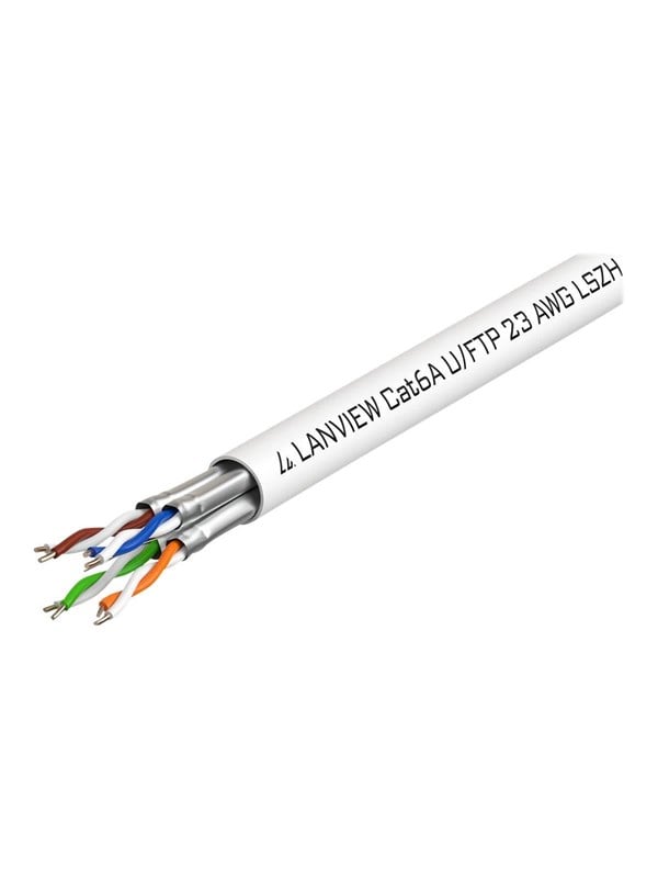 Lanview bulk cable - 500 m - white - Weiß - 500m