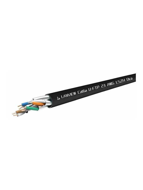 Lanview bulk cable - 305 m - black - Schwarz