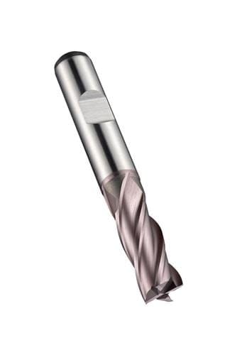 Schaftfräser DIN 844 K Titan-Carbonnitrid-Beschichtung DIN 1835B C24616.0, ø16mm