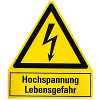 Warnschild 210x240mm ASR A1.3 Hochspannung - Lebensgefahr Bild 2