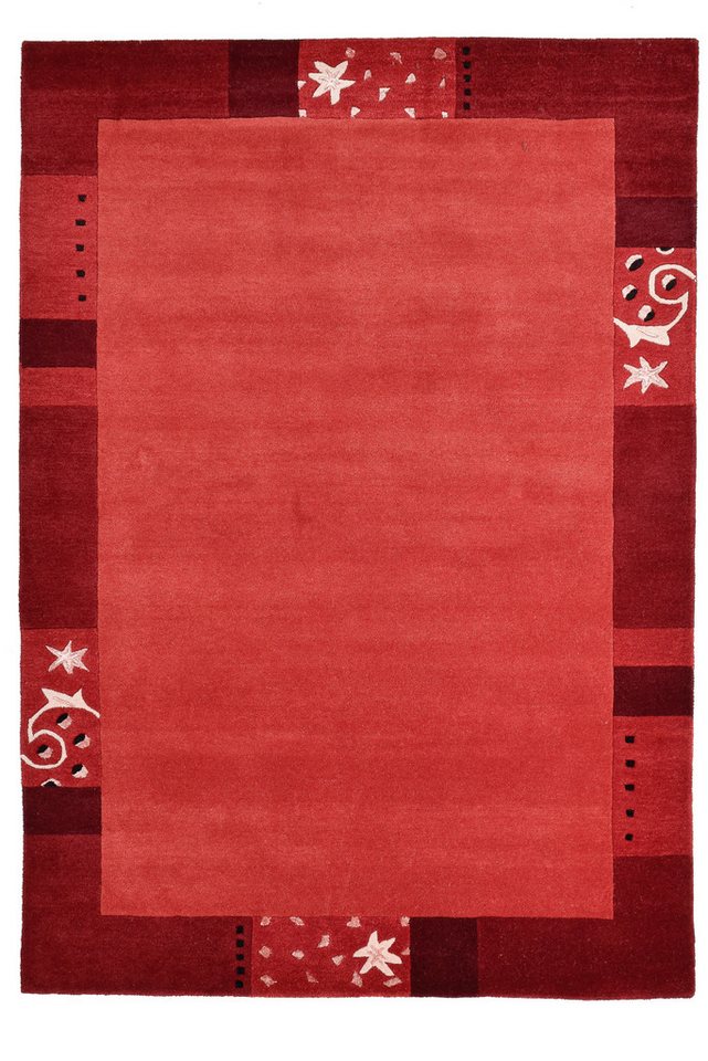 THEKO Wollteppich Royal Ganges, rechteckig, Höhe: 13 mm, 95% Wolle, mit Bordüre, auch in rund, Wohnzimmer, Schlafzimmer Bild 5