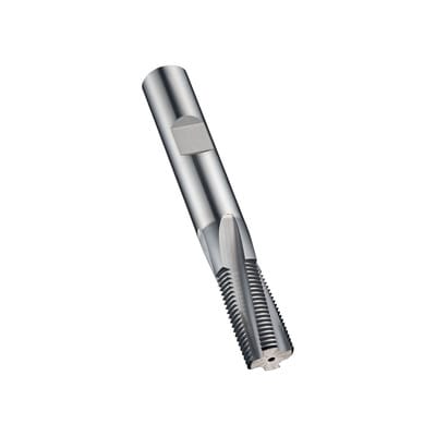 HM-Gewindefräser UNF Spiralnut 10° AlCrN DIN 6535 HB IK J23510.0-18, M9/16 5/8