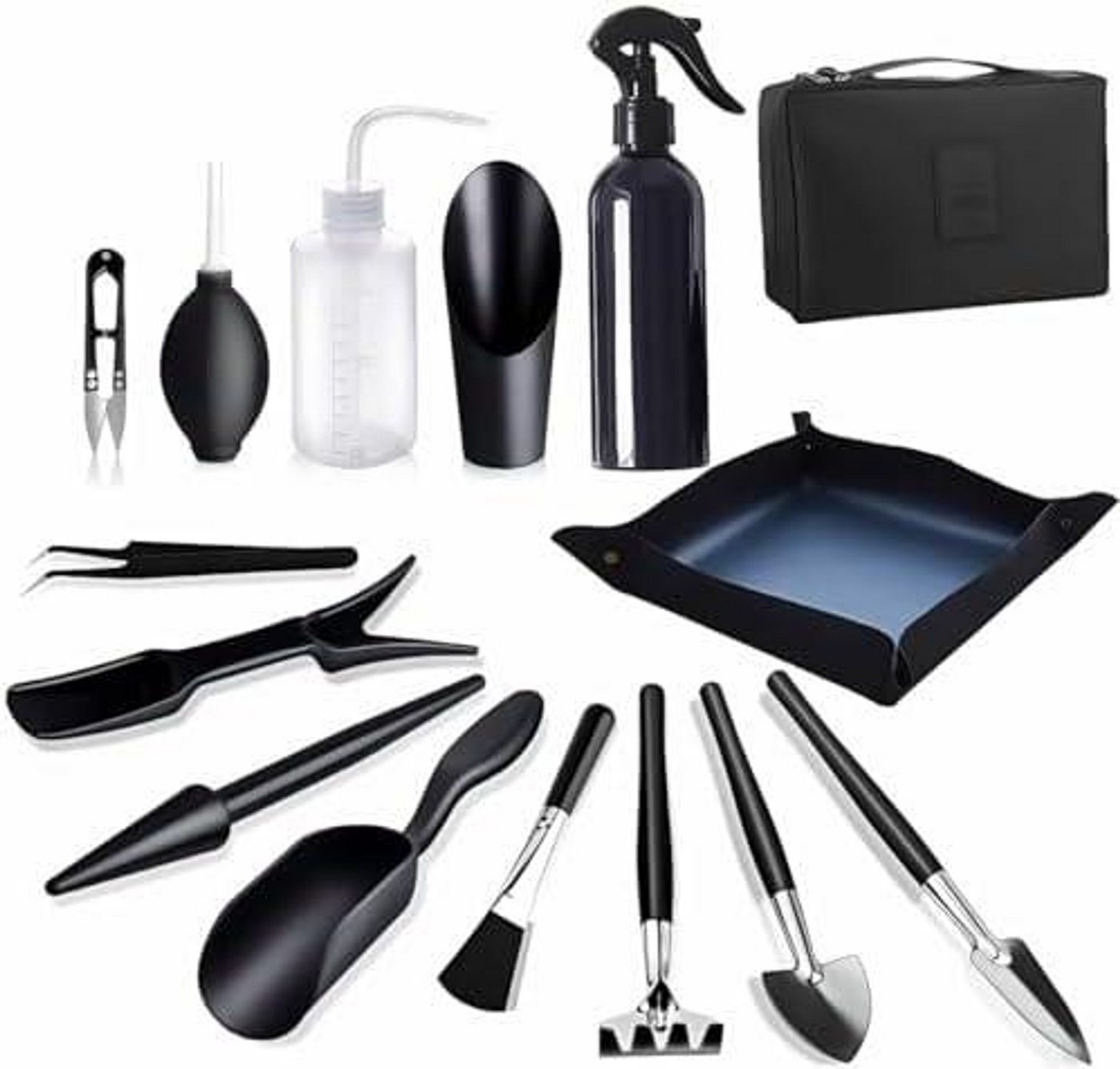 FELIXLEO Gartenpflege-Set Bonsai Werkzeug Set mit wasserdichte Umtopfmatte Gartenwerkzeug Bild 5