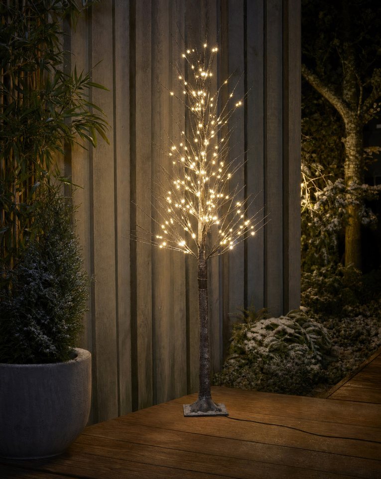 Northpoint LED Baum Northpoint LED-Baum 150 cm 240 LEDs mit Timer & Schnee Bild 3