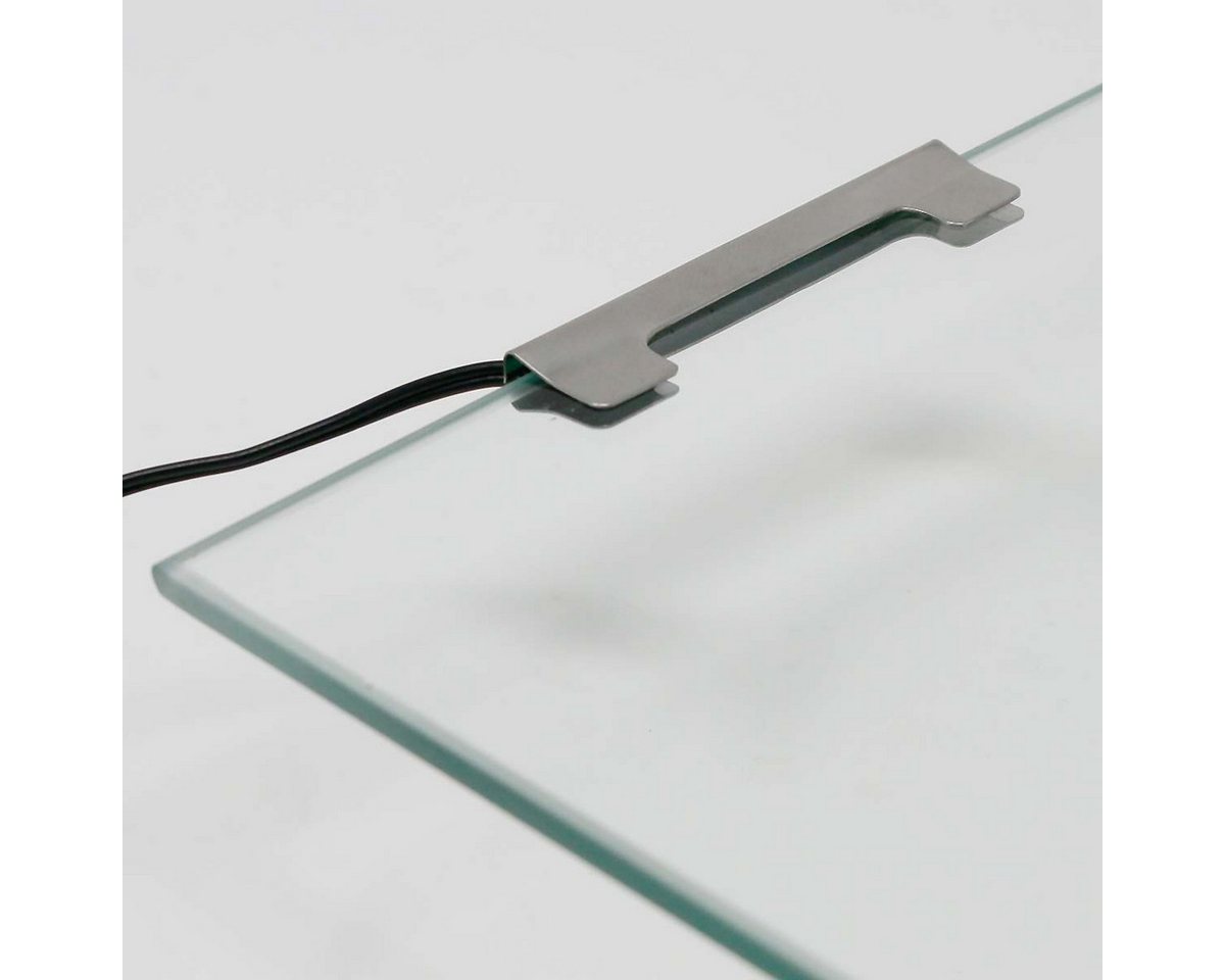 world-trading-net LED Glaskantenbeleuchtung Metall-Clip Glasbodenbeleuchtung, blau, 12V, blau Bild 2