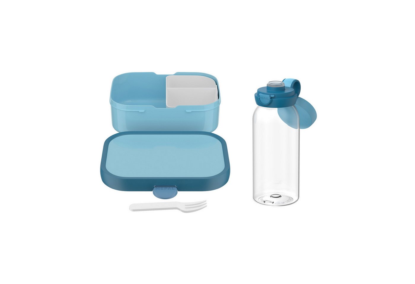 Mepal Lunchbox Campus Lunchset (Flasche mit Klappdeckel), Kunststoff, (2-tlg), Spülmaschinengeeignet Bild 2