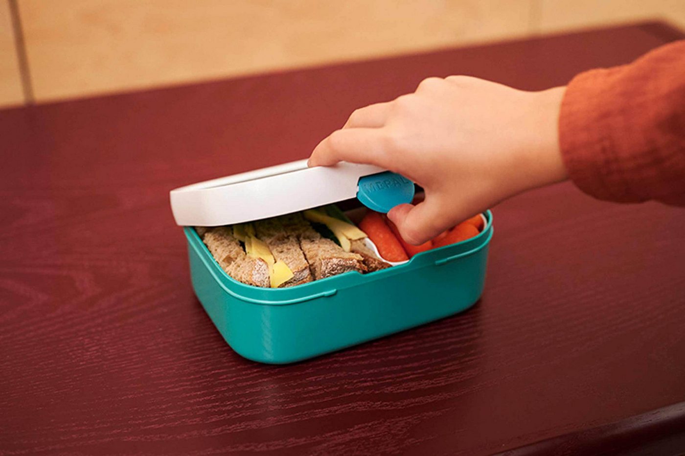 Mepal Lunchbox Campus Lunchset (Flasche mit Klappdeckel), Kunststoff, (2-tlg), Spülmaschinengeeignet Bild 5