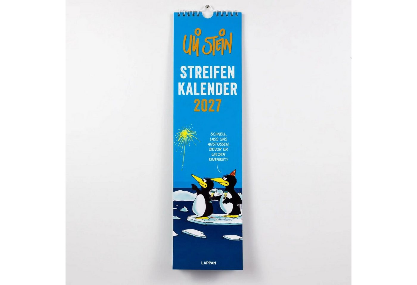 Lappan Verlag Wandkalender Uli Stein Streifenkalender 2027: Monatskalender für die Wand