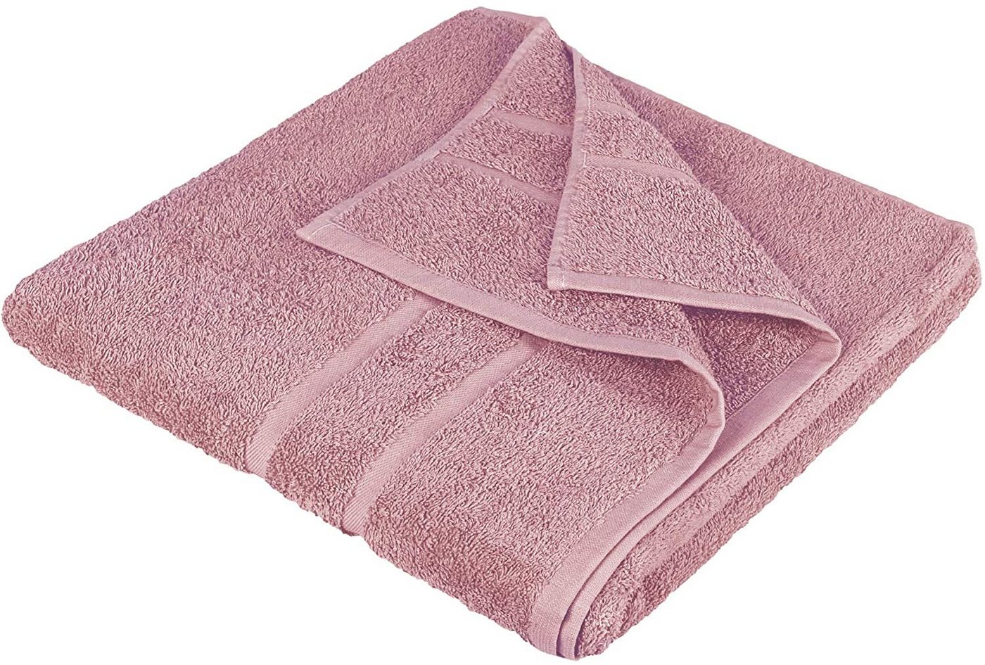 StickandShine Badetücher 4er Set Premium Frottee Badetücher 100x150 cm MAUVE Frottee Bild 2
