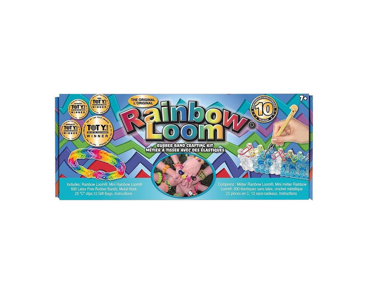 Faber-Castell Bastel-Armband Bastelset Armbänder Rainbow Loom Original