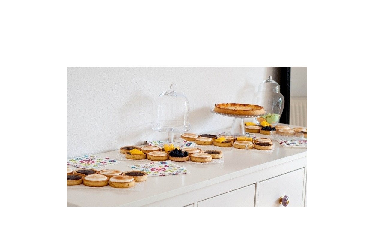Schneider GmbH Backform glatt für Tartelette Mini-Kuchen Desserts °100mm/20mm Edelstahl, (12-tlg) Bild 2