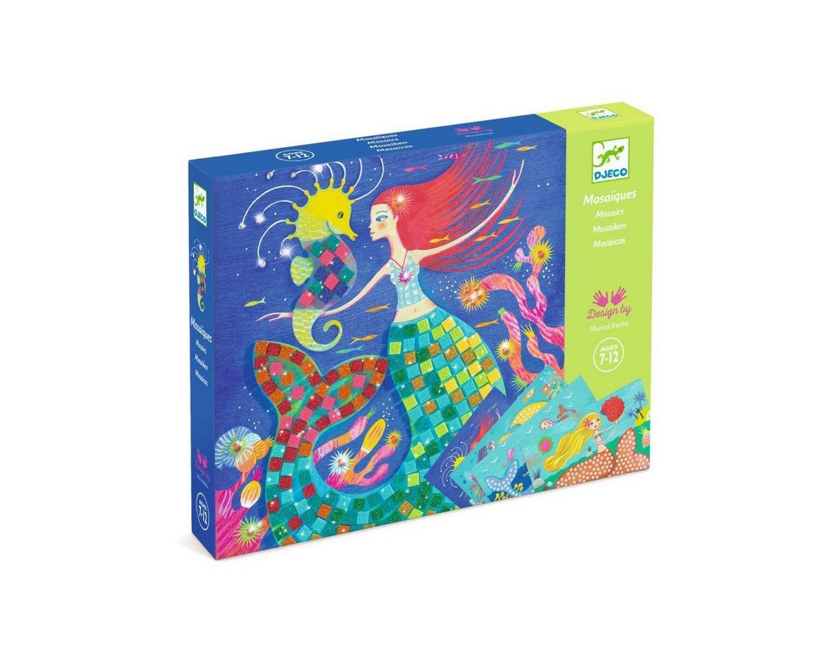 DJECO Kreativset Mosaik Glitzer: Der Gesang der Meerjungfrauen DJ09423 Bild 2