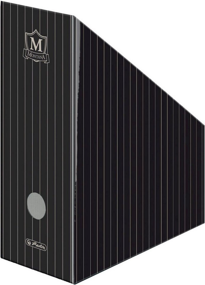 Herlitz Stehsammler Stehsammler A4-C4 Wellpappe breit schwarz Montana IV Bild 2
