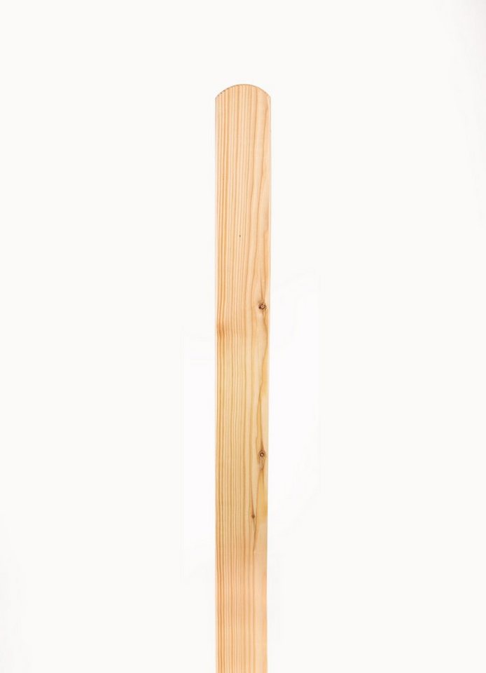 Mega-Holz Holzzaun Zaunlatten-Paket "Usedom" - Zaunbretter aus Lärche Holz 60-180 cm lang, (Sparset, 10-St., 90 cm), Zaunleisten mit runden Kopf - Langlebig & Gehobelt Bild 2