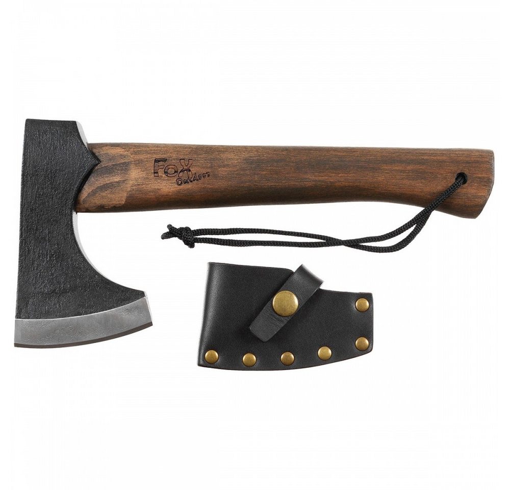 FoxOutdoor Beil FoxOutdoor Axt "Viking" Holzstiel - Axt., (geschwärzter Axtkopf aus Stahl), geschwärzter Axtkopf aus Stahl