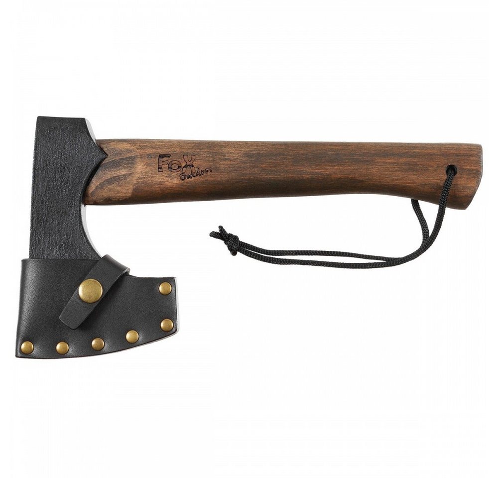 FoxOutdoor Beil FoxOutdoor Axt "Viking" Holzstiel - Axt., (geschwärzter Axtkopf aus Stahl), geschwärzter Axtkopf aus Stahl Bild 2