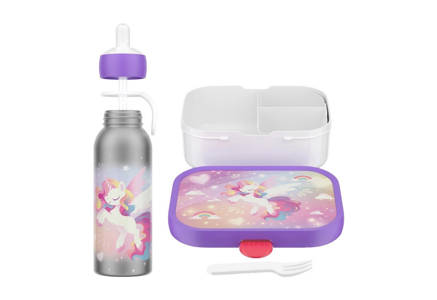 Mepal Lunchbox Campus Lunchset mit Thermoflasche 2-tlg., Material-Mix, (2-tlg), Spülmaschinengeeignet Bild 2