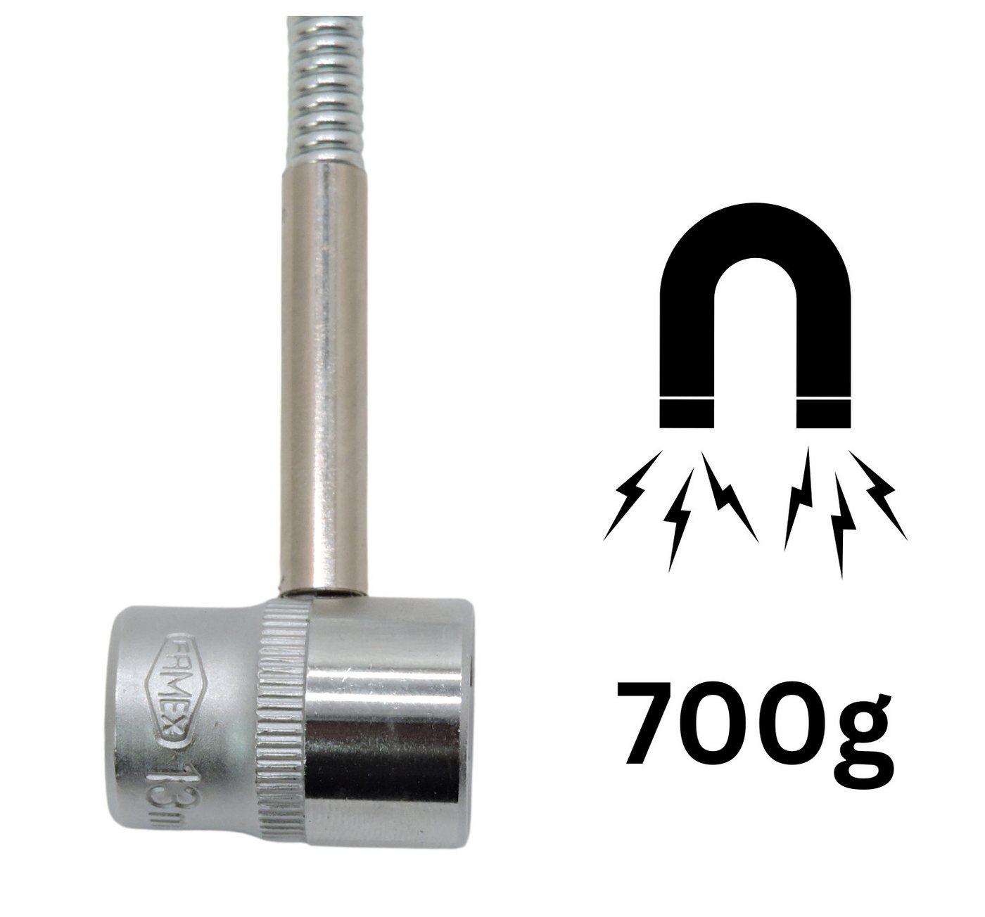 FAMEX Magnet 15104 Magnetheber (Magnetstab, extra lang, 1m, 700g)