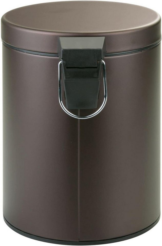 mDesign Badaccessoire-Set mDesign Tretmülleimer Abfalleimer Mülleimer Deckel Inneneimer 5L Met Bild 3