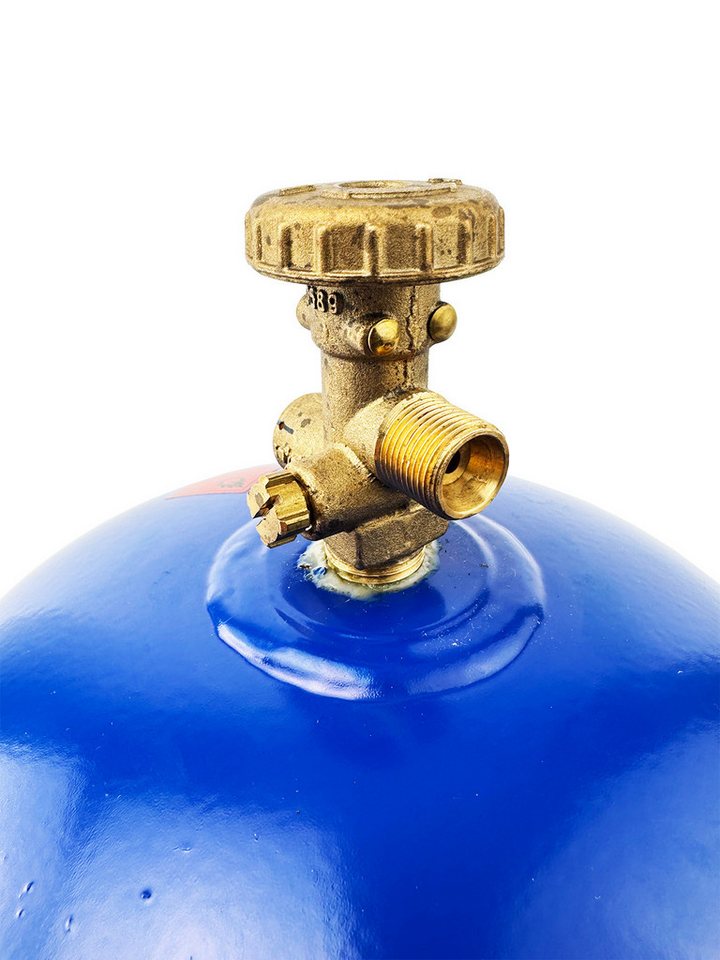 GARDINGER Gas Propangasflasche Profill 907 2,5 kg ungefüllt Sicherheitsventil, Sicherheitsventil, befüllbar, propantauglich