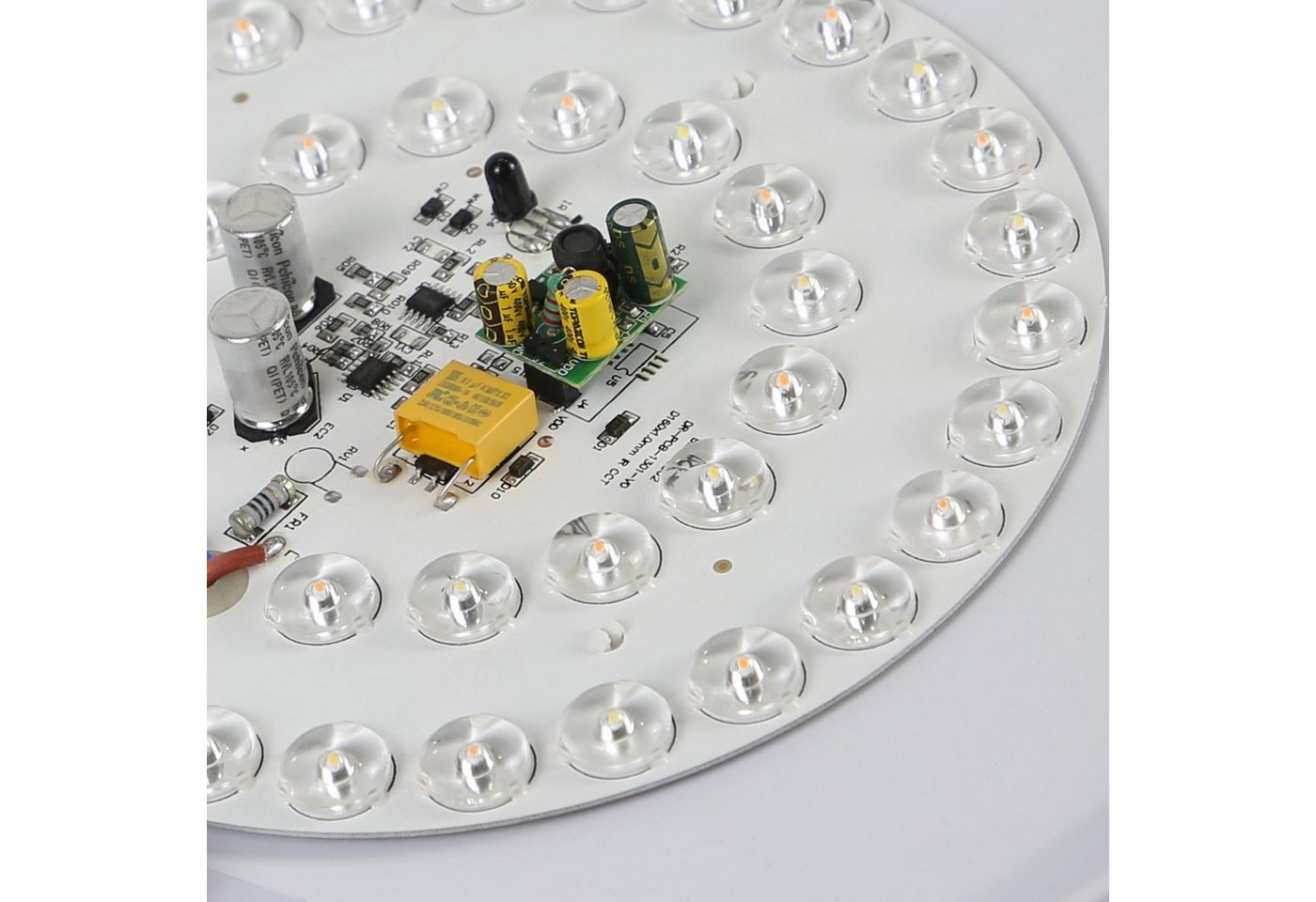 ZMH LED Deckenleuchte Wohnzimmer Ø30CM Dimmbar mit Fernbedienung Modern Deckenlampe Flur, Einfache Installation, LED fest integriert, 3000-6500K, CCT Flurlampe Modern Quadratisch für Küche Bild 2