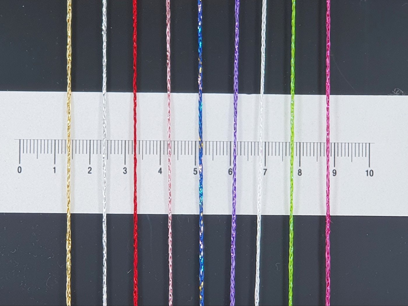 NOGA EFFEKTGARN GmbH Rainbow Glitter - Glitzer-Bändchengarn auf 25 Gramm Knäuel Effektgarn