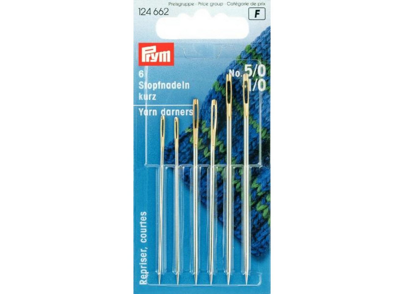 Prym Stricknadeln Stopfnadeln silberfarbig 6 St