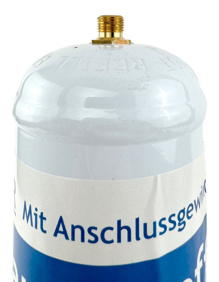 WELDINGER Gas Set 2x Sauerstoff Einwegflaschen 1x Brenngas AT3000 für CFH Schweißfix Bild 3