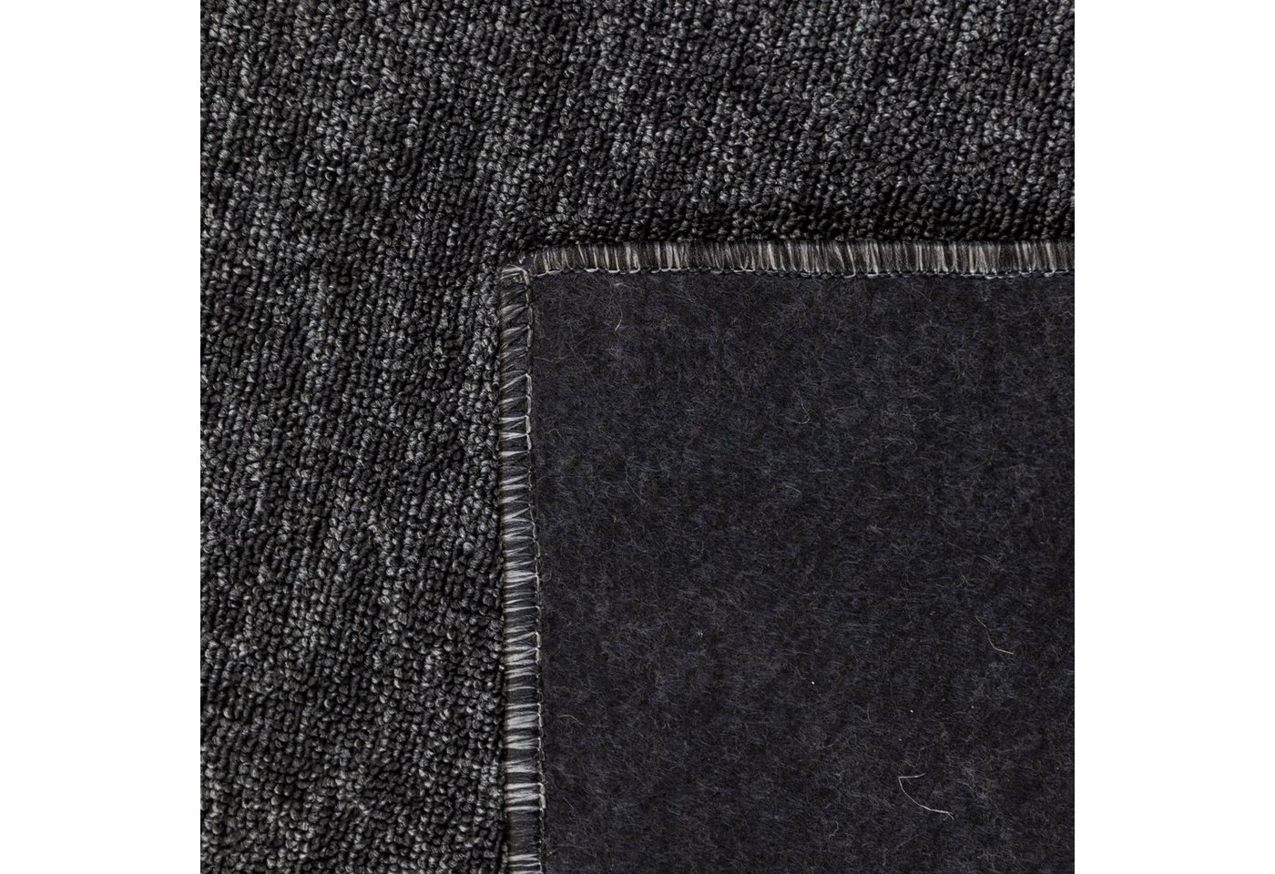 SIMPEX24 Teppich Unicolor - Einfarbig, Rund, Höhe: 7 mm, Kurzflor Schlingen Teppich Wohnzimmer Einfarbig Modern Teppiche Bild 5