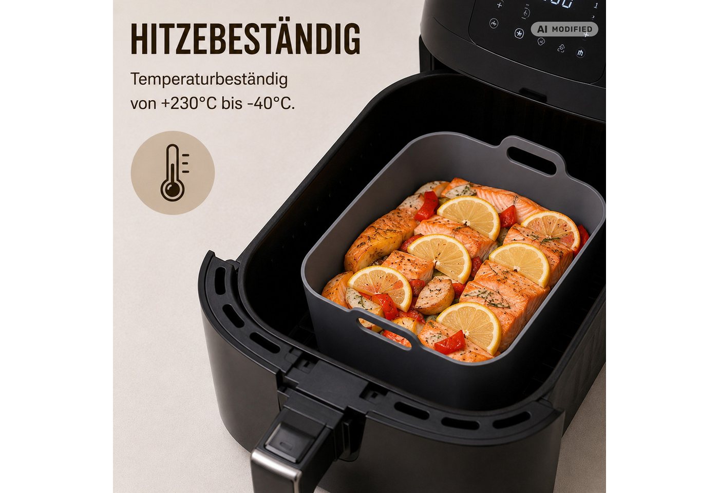 Bestlivings Silikonform AirFryer Backform, (2-tlg) Bild 5