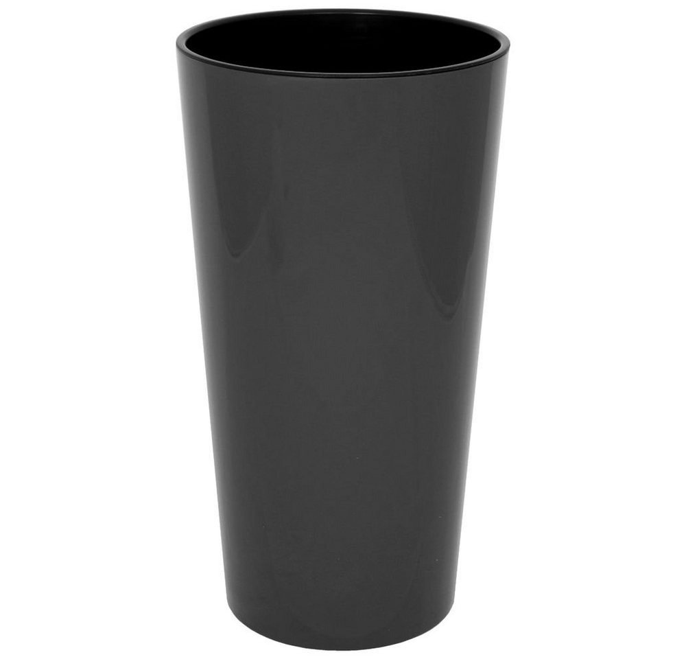 Heimwerkercenter Übertopf MePla - Hochkübel Lilia -ø14cm / H=26cm - anthrazit