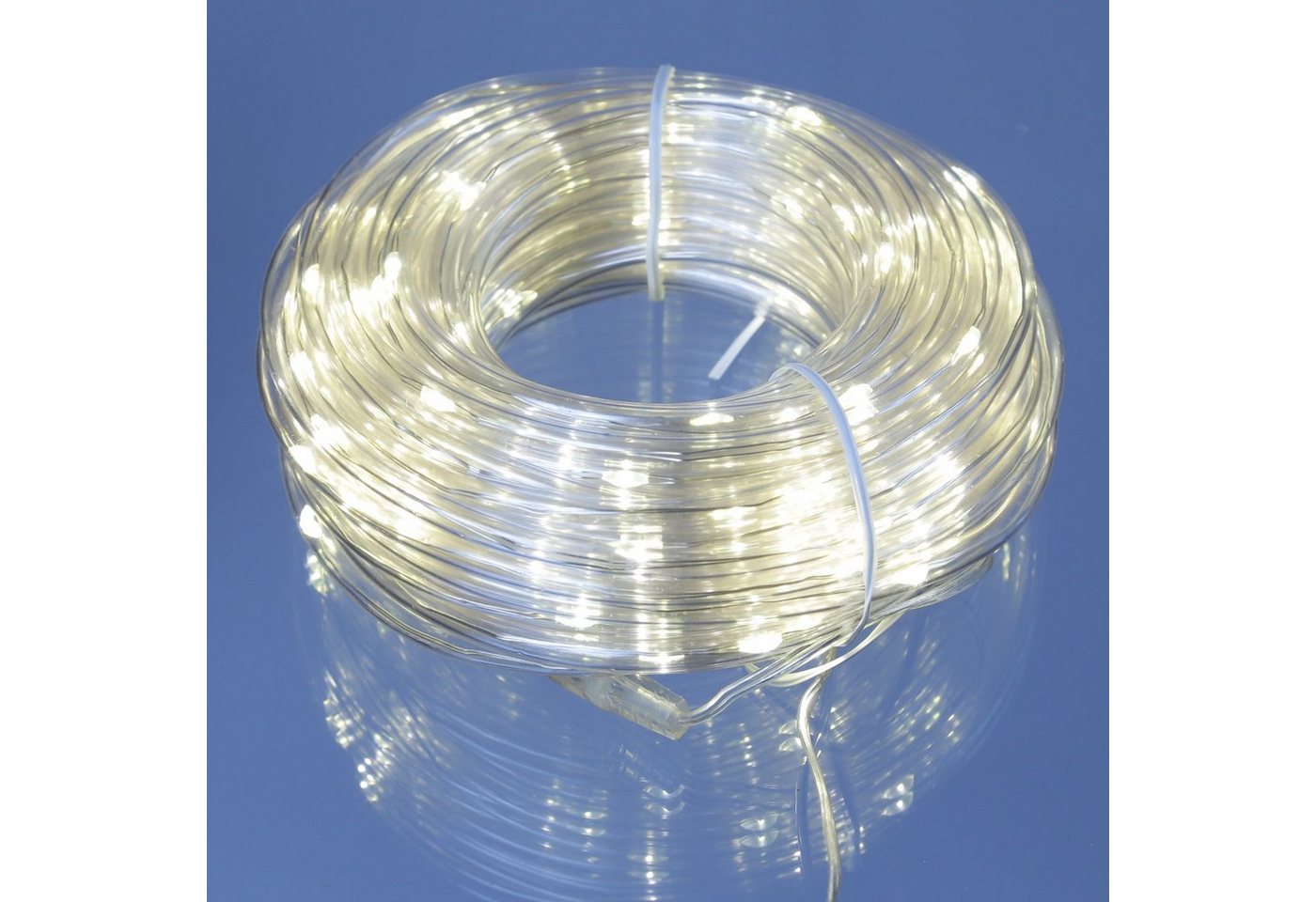 MARELIDA LED-Lichterschlauch LED Lichtschlauch warmweiß Außen Lichterkette Party Garten Balkon 12m, 120-flammig Bild 2